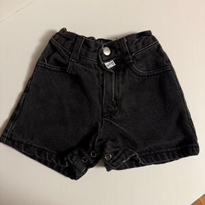 Authentic BABY GUESS vintage black denim shorts
